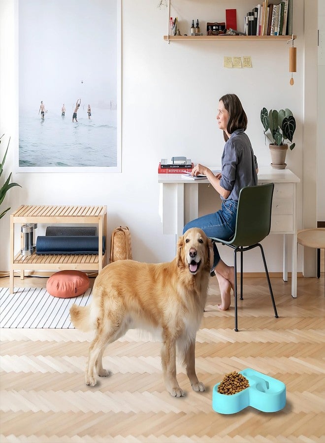 ويستيرن إرا وعاء مزدوج على شكل قلب للحيوانات الأليفة من ويسترن إيرا - وعاء تفاعلي لتغذية الحيوانات الأليفة، يعزز الأكل الصحي، ويحفز العقل، مصمم خصيصًا للأكل الصحي، تصميم ممتع للقطط والكلاب، مثالي لجميع أحجام الحيوانات الأليفة - Image 5